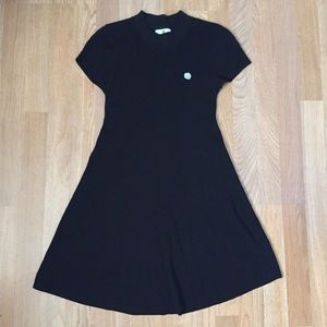 UNIF ribbed embroidered mini dress